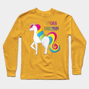 Vegan Unicorn Long Sleeve T-Shirt